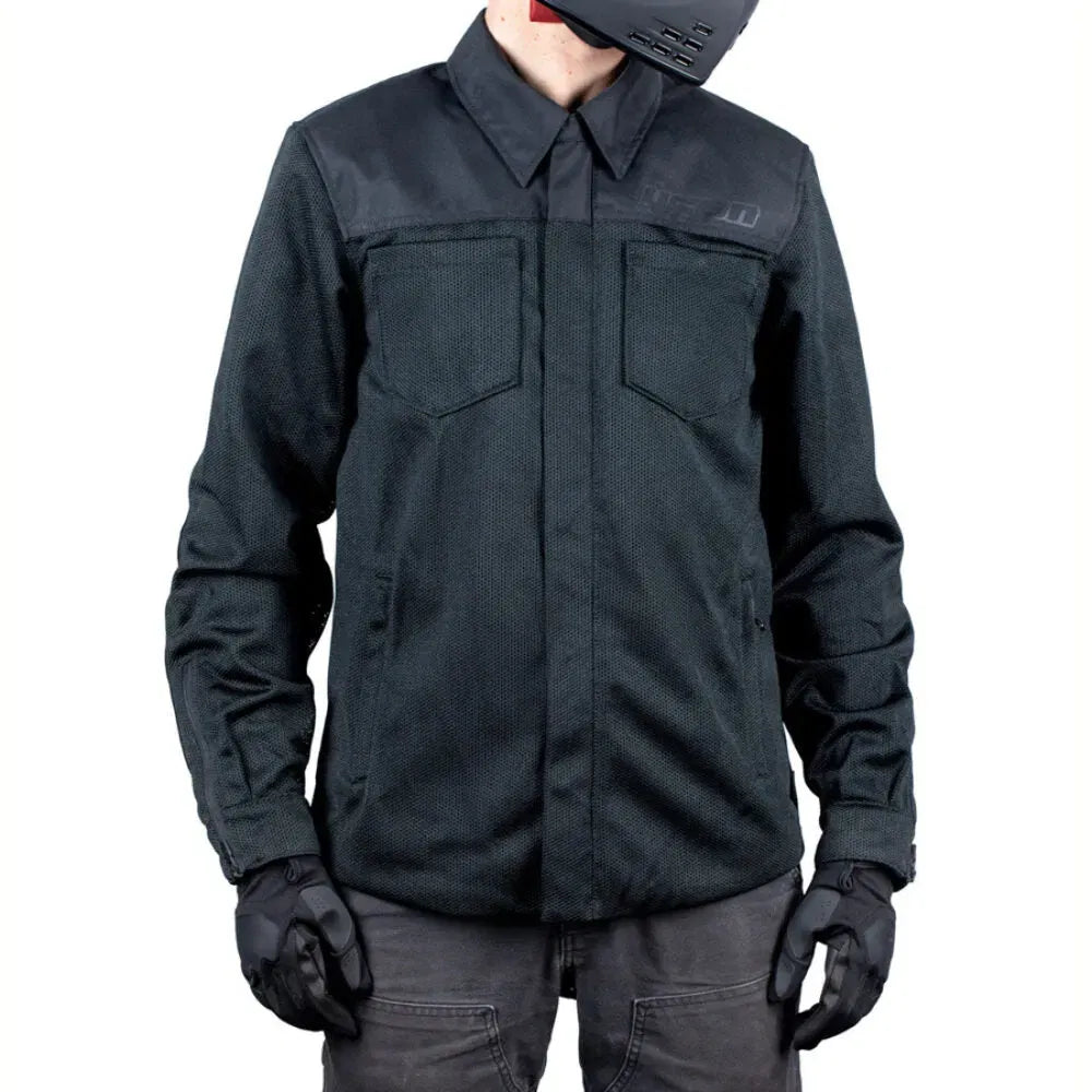 Chamarra Icon Upstate Mesh CE - Negra