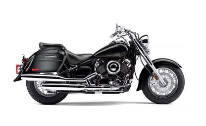 44L - Lamellar Stallion Extra Large Yamaha V Star 650 Classic XVS65A Painted Motocicleta Hard Alforjas