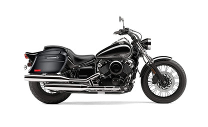 44L - Lamellar Stallion Extra Large Yamaha V Star 650 Custom XVS65T Painted Motocicleta Hard Alforjas