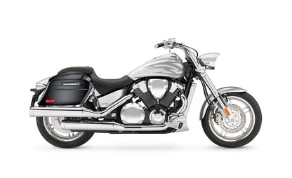 44L - Lamellar Stallion Extra Large Honda VTX 1800 F Painted Motocicleta Hard Alforjas