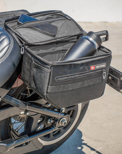 18L - Patriot Medium Throw Over Alforjas para Harley Softail Slim FLSL