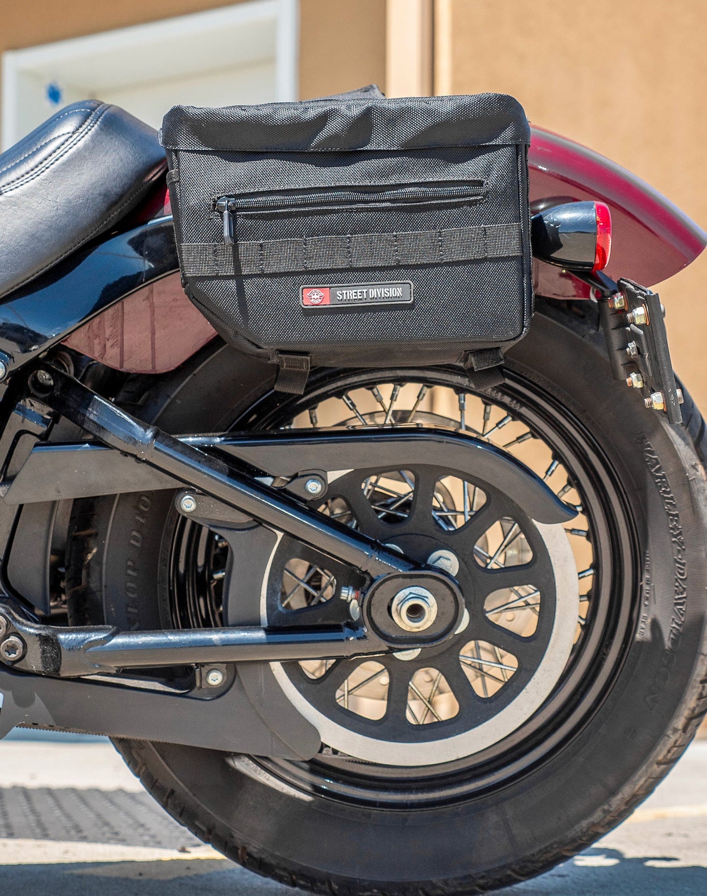 10L - Patriot Small Throw Over Alforjas para Harley Softail Slim FLSL