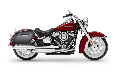 42L - Baldur Extra Large Painted Hard Alforjas para Harley Softail Deluxe FLDE