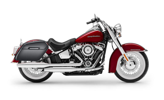 42L - Baldur Extra Large Painted Hard Alforjas para Harley Softail Deluxe FLDE