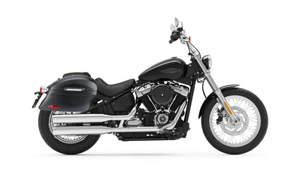 44L - Lamellar Stallion Extra Large Matte Motocicleta Hard Alforjas para Harley Softail Standard FXST