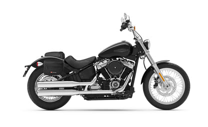 10L - Patriot Small Motocicleta Throw Over Alforjas para Harley Softail Standard FXST