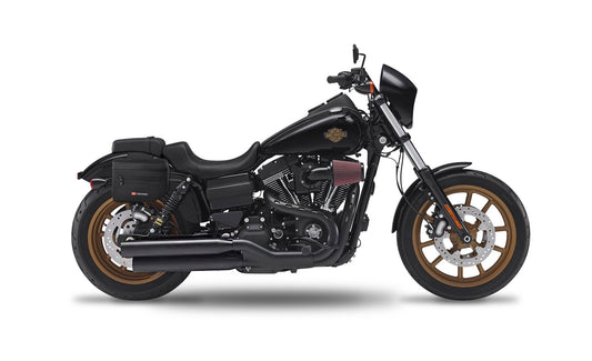 10L - Patriot Small Throw Over Alforjas para Harley Dyna Low Rider S FXDLS