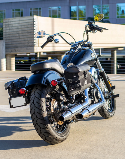 10L - Incognito Quick Mount Small Solo Alforja (Right Only) para Harley Dyna Low Rider S FXDLS