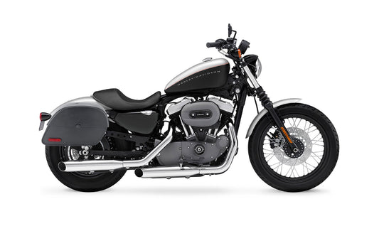 32L - Panzer Large Hard Mount Shock Cutout Alforjas para Harley Sportster 1200 Nightster XL1200N