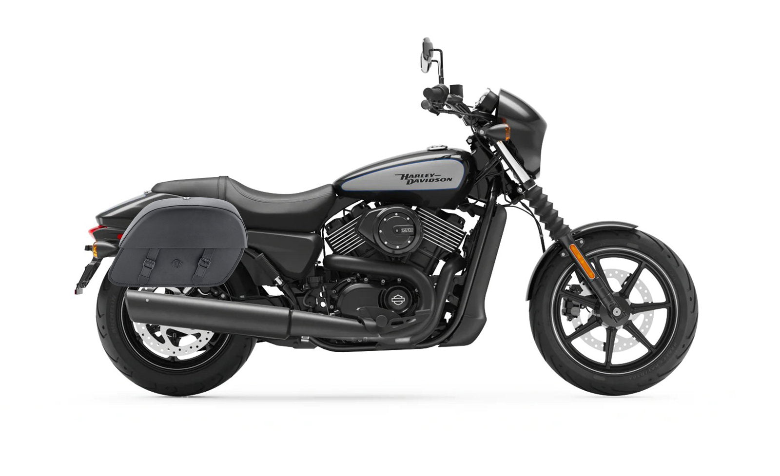 32L - Baelor Large Hard Mount Shock Cutout Alforjas para Harley Street 750 XG750