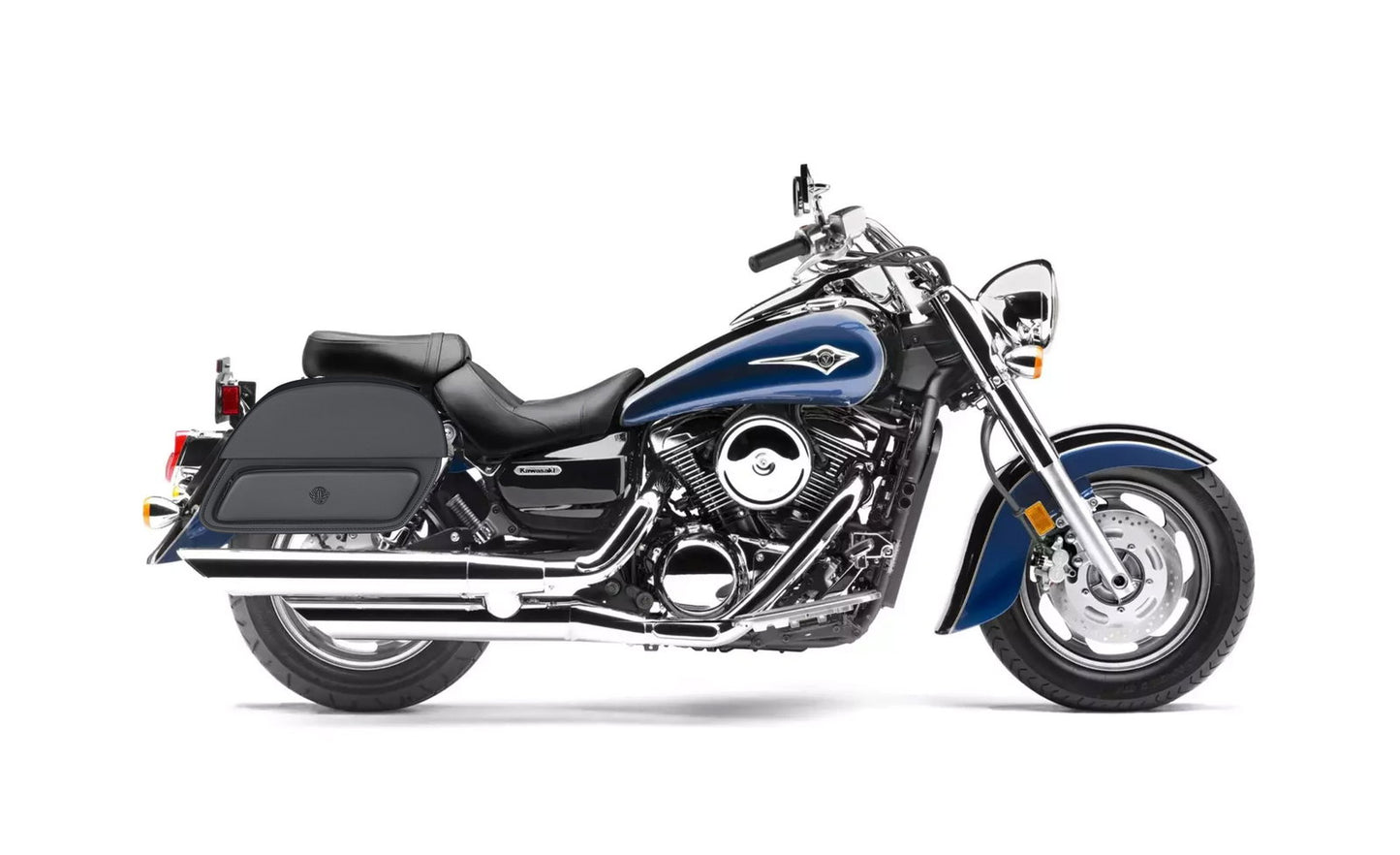 32L - Pantheon Large Hard Mount Shock Cutout Kawasaki Vulcan 1600 Classic VN1600 Alforjas
