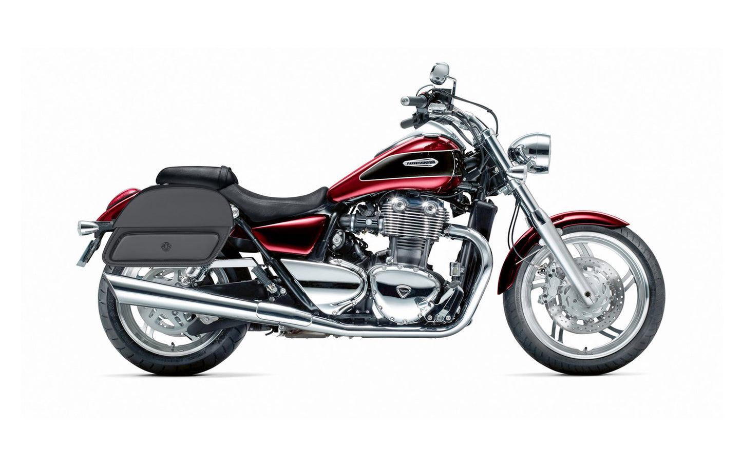 32L - Pantheon Large Hard Mount Shock Cutout Triumph Thunderbird 1700 Big Bore Alforjas
