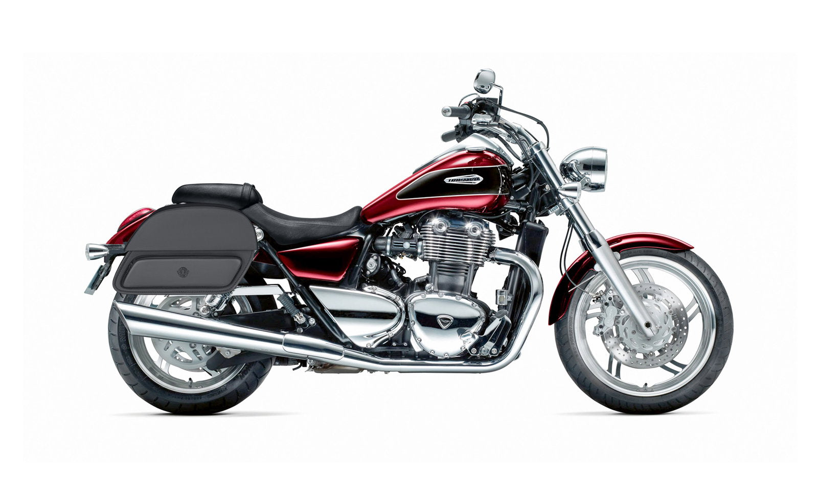 32L - Pantheon Large Hard Mount Shock Cutout Triumph Thunderbird 1700 Big Bore Alforjas
