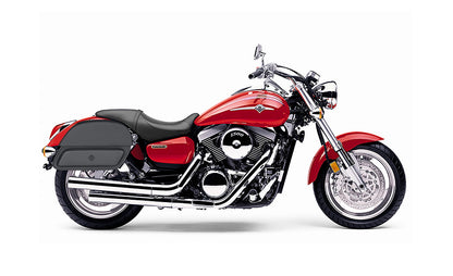 32L - Pantheon Large Hard Mount Shock Cutout Kawasaki Mean Streak 1500 Alforjas