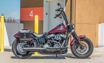 10L - Incognito Quick Mount Small Solo Motocicleta Alforja (Right Only) para Harley Softail Slim FLSL