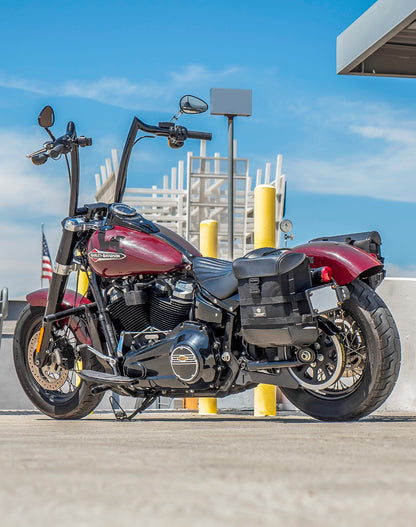 15L - Incognito Quick Mount Medium Solo Motocicleta Alforja (Left Only) para Harley Softail Slim FLSL