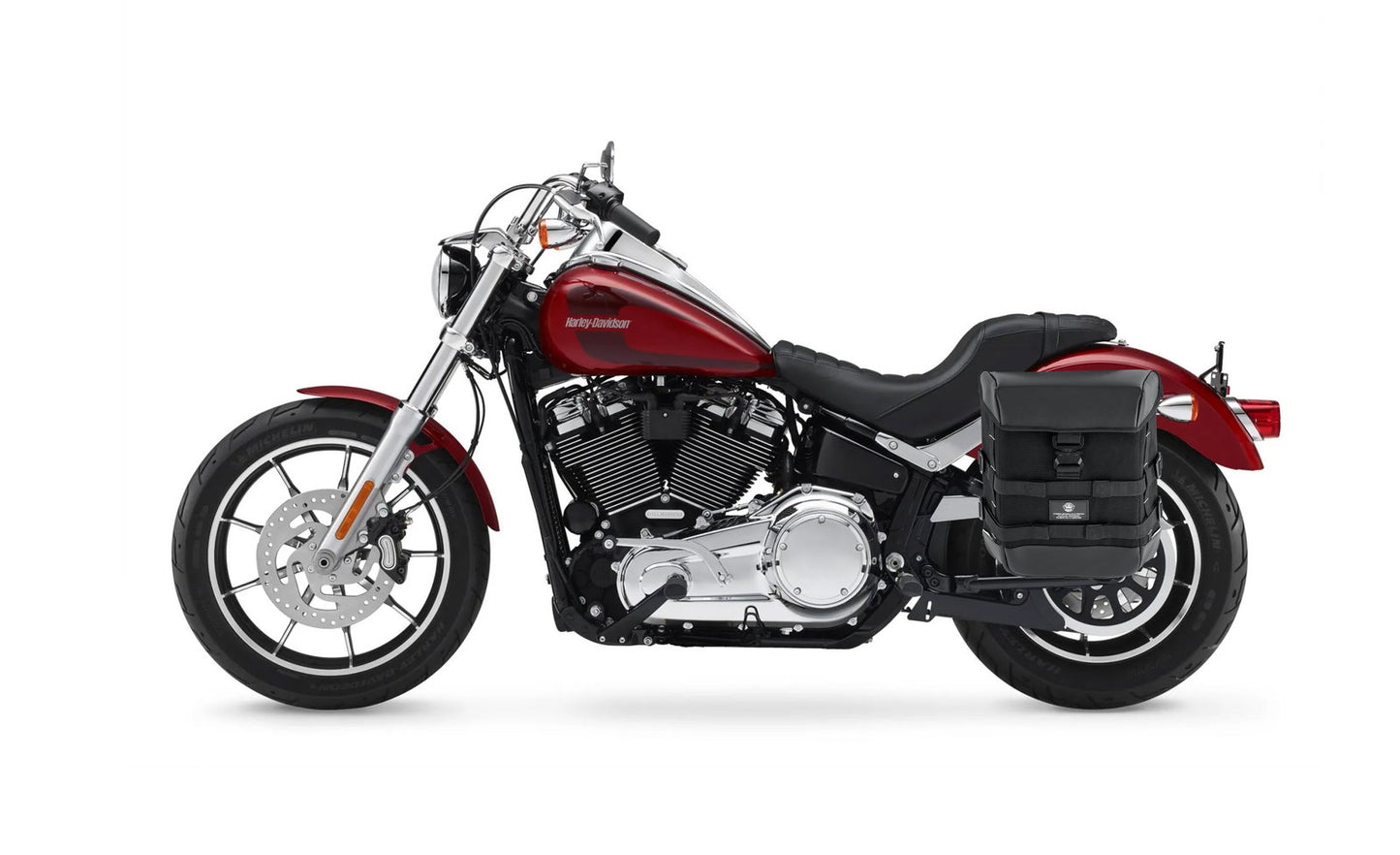 15L - Incognito Quick Mount Medium Solo Motocicleta Alforja (Left Only) para Harley Softail Low Rider FXLR