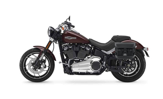 10L - Incognito Quick Mount Small Solo Motocicleta Alforja (Left Only) para Harley Softail Sport Glide FLSB