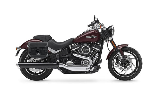 10L - Incognito Quick Mount Small Solo Motocicleta Alforja (Right Only) para Harley Softail Sport Glide FLSB