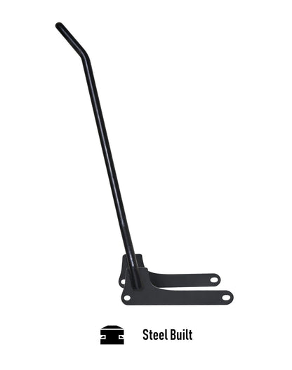 Iron Born Blade 25" Sissy bar para Harley Softail Deluxe FLDE Matte Black