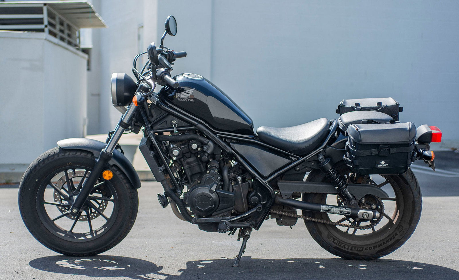 10L - Incognito Quick Mount Small Honda Rebel 500 Solo Alforja (Left Only)