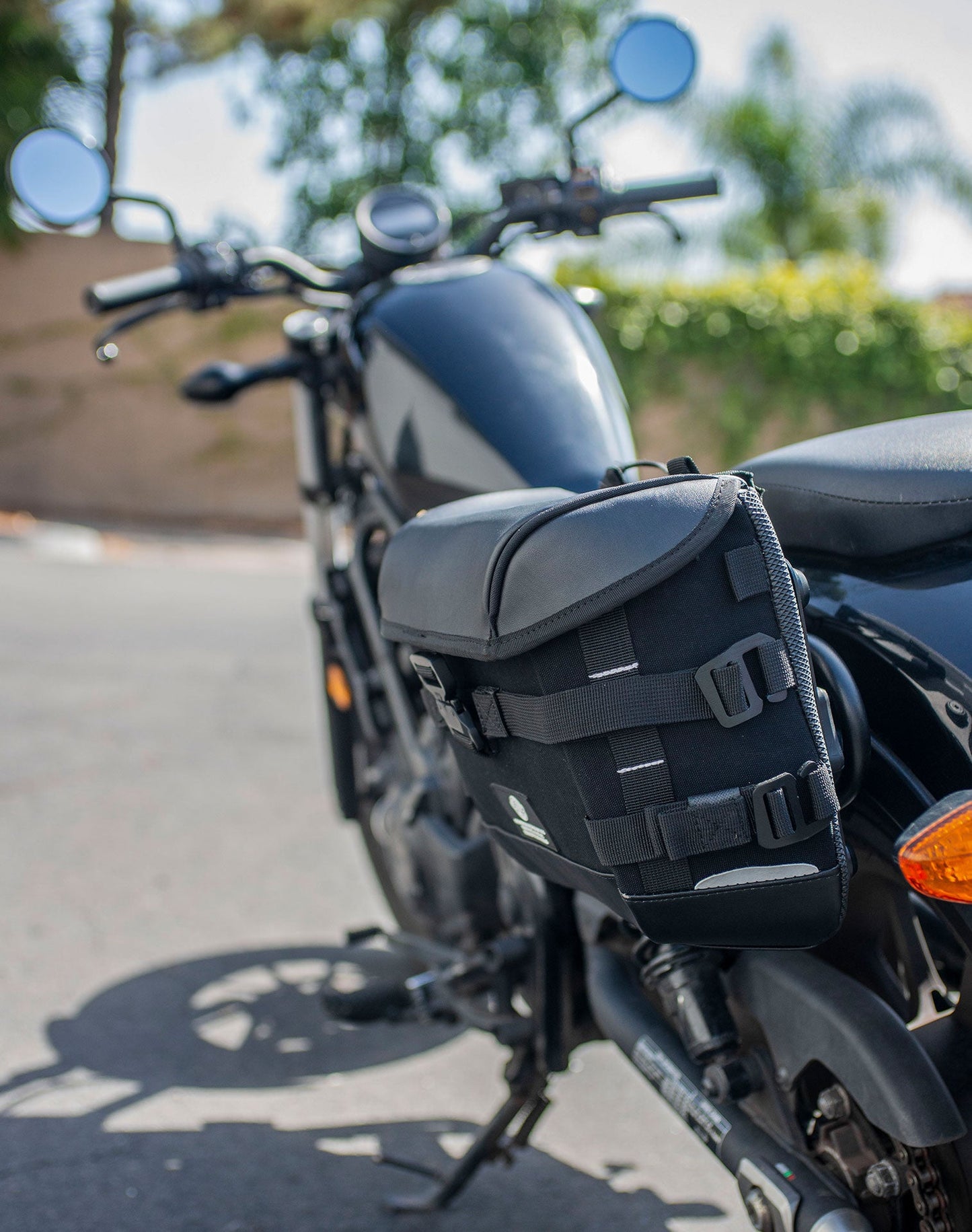 10L - Incognito Quick Mount Small Honda Rebel 500 Solo Alforja (Left Only)