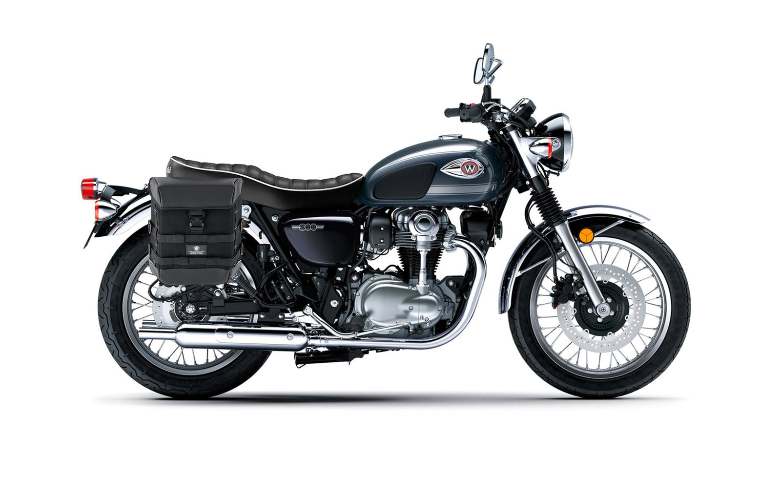 15L - Incognito Quick Mount Medium Kawasaki W800/ Street/ Cafe Solo Alforja (Right Only)
