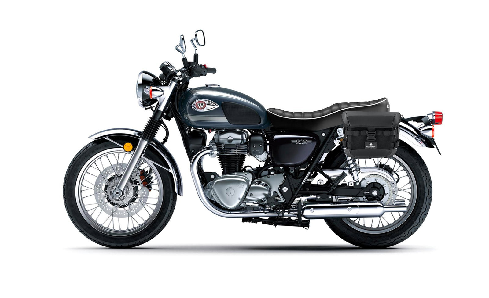 10L - Incognito Quick Mount Small Kawasaki W800/ Street/ Cafe Solo Alforja (Left Only)