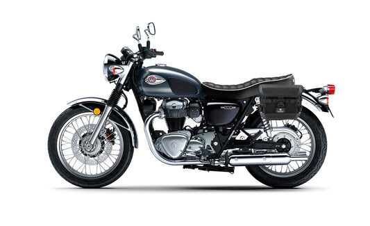 10L - Incognito Quick Mount Small Kawasaki W800/ Street/ Cafe Solo Alforja (Left Only)