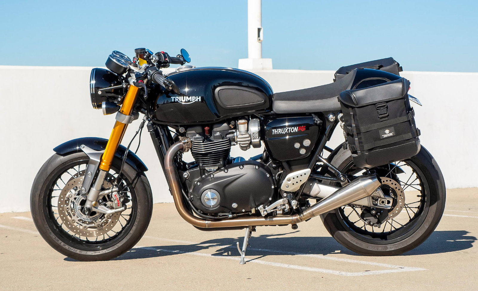 15L - Incognito Quick Mount Medium Triumph Thruxton RS Hard Solo Alforja (Left Only)