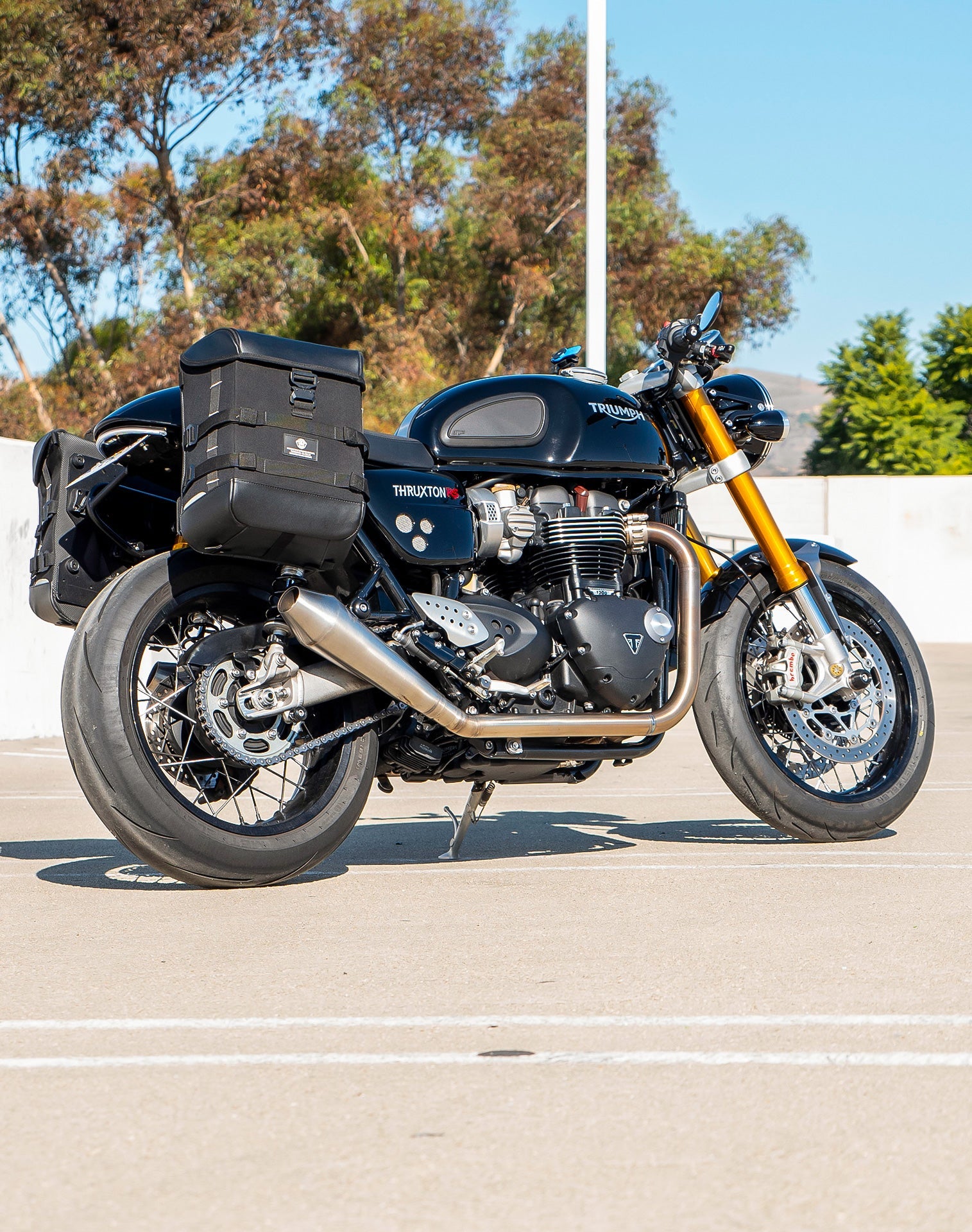 15L - Incognito Quick Mount Medium Triumph Thruxton RS Hard olo Alforja (Right Only)
