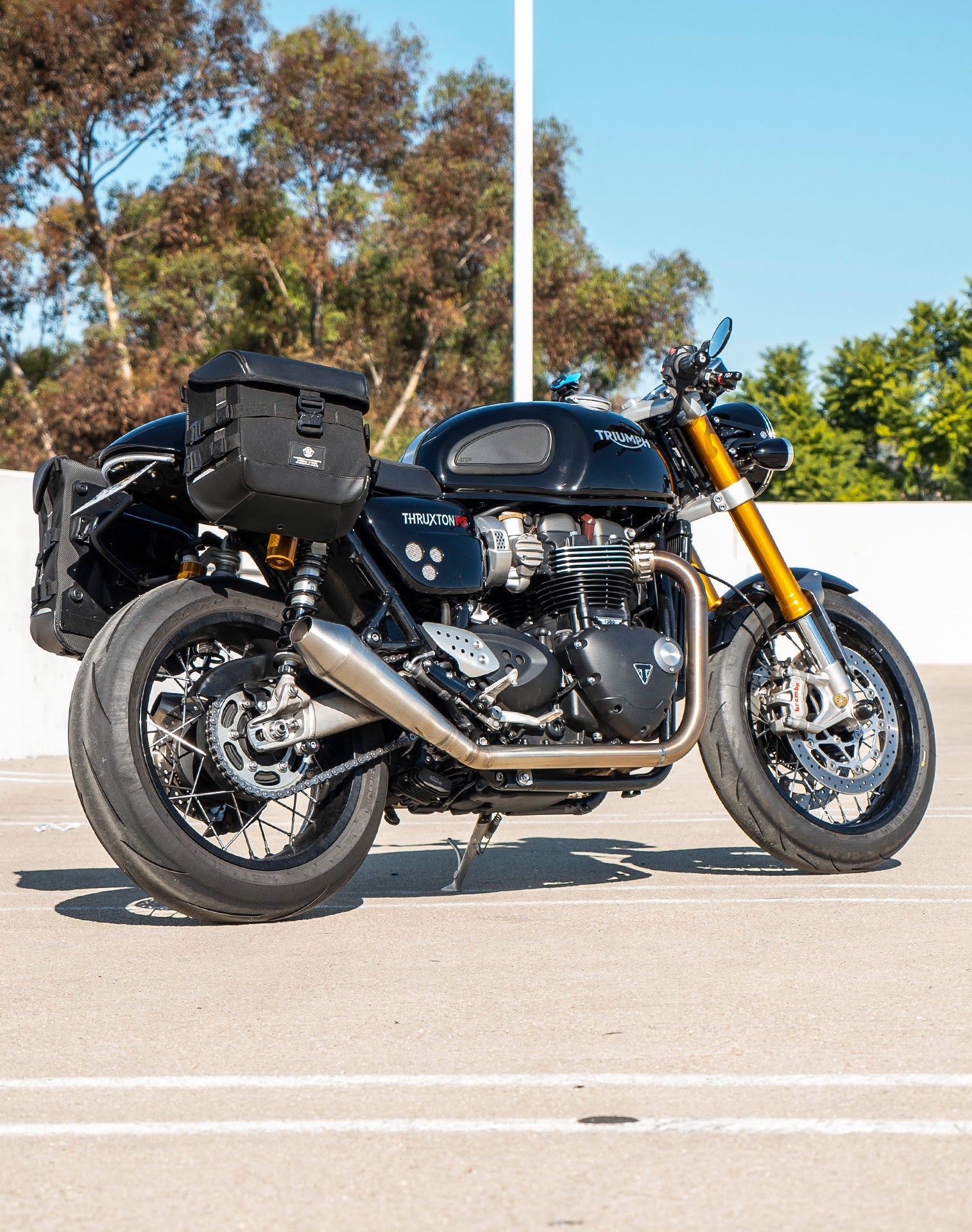 10L - Incognito Quick Mount Small Triumph Thruxton RS Solo Alforja (Right Only)