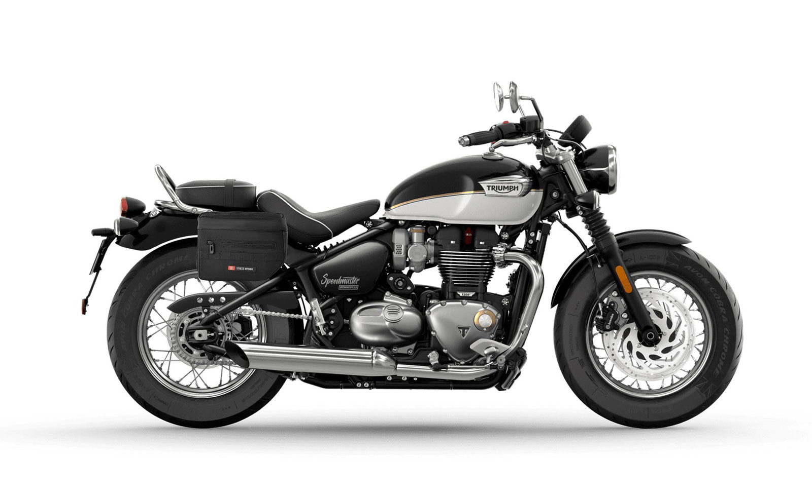 10L - Patriot Small Triumph Speedmaster 2018+ Motocicleta Throw Over Alforjas