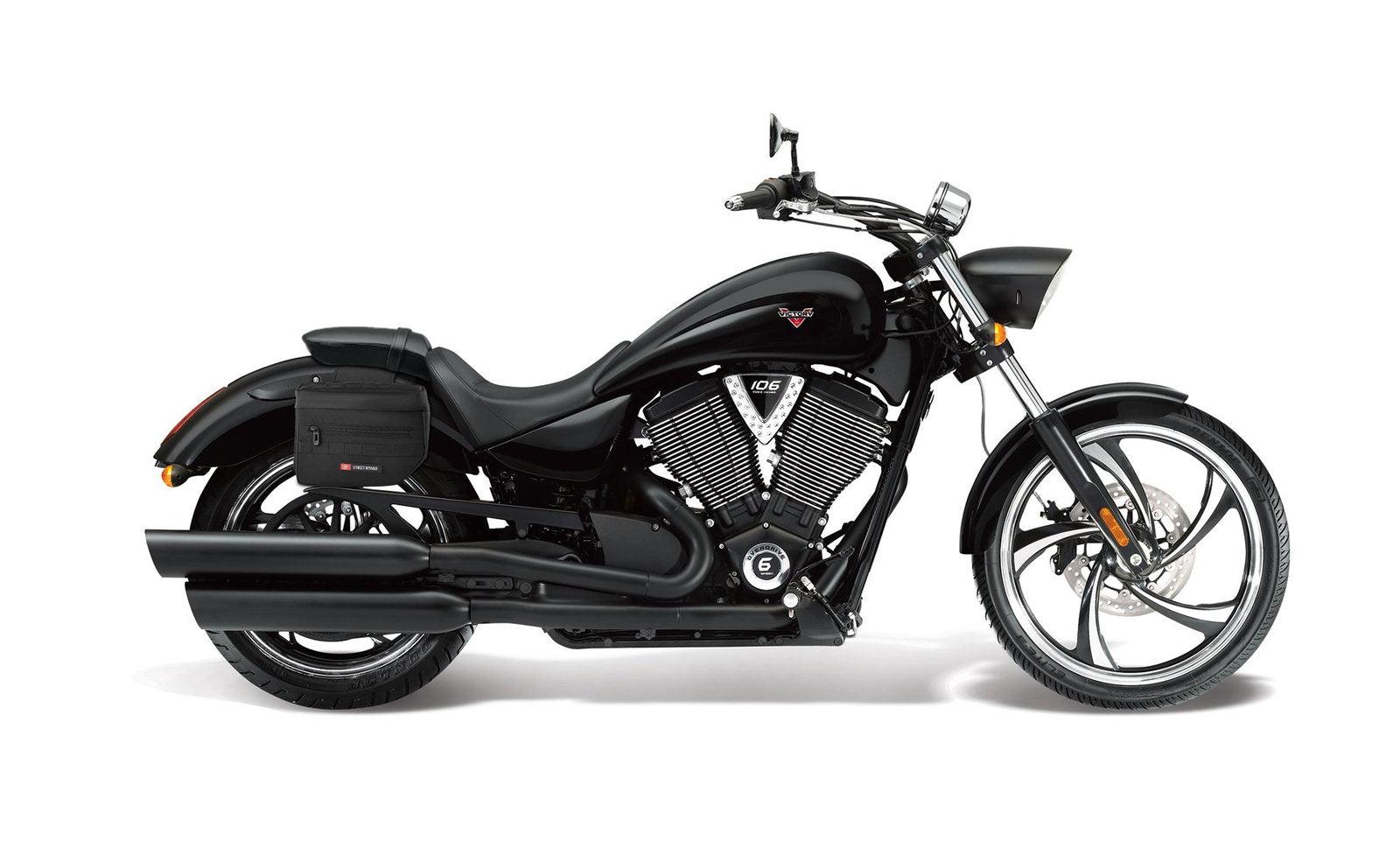 10L - Patriot Small Victory 8 Ball Motocicleta Throw Over Alforjas