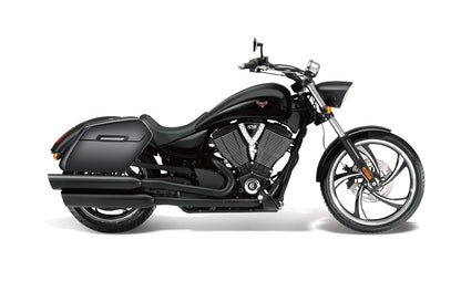 42L - Baldur XL Victory 8 Ball Painted Motocicleta Hard Alforjas