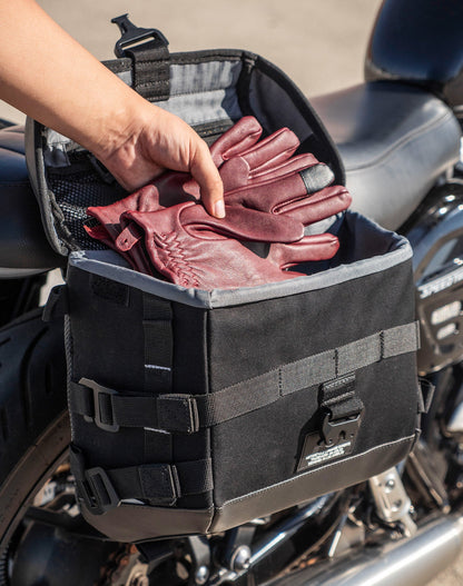10L - Incognito Quick Mount Small Triumph Speed Twin 900 Solo Alforja (Right Only)