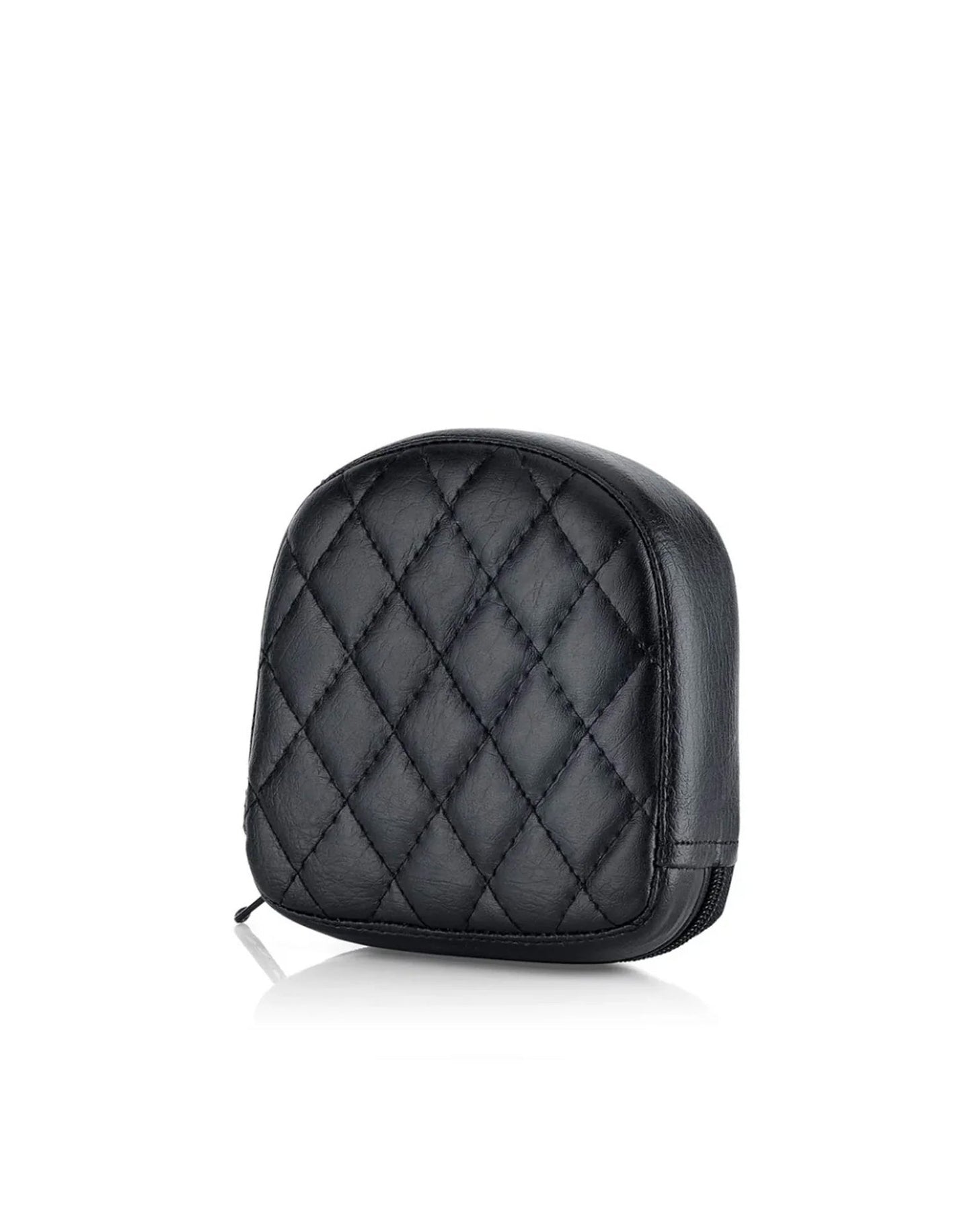 Viking Iron Born Diamond Stitch Leather Short Motocicleta Pad para Sissy bar