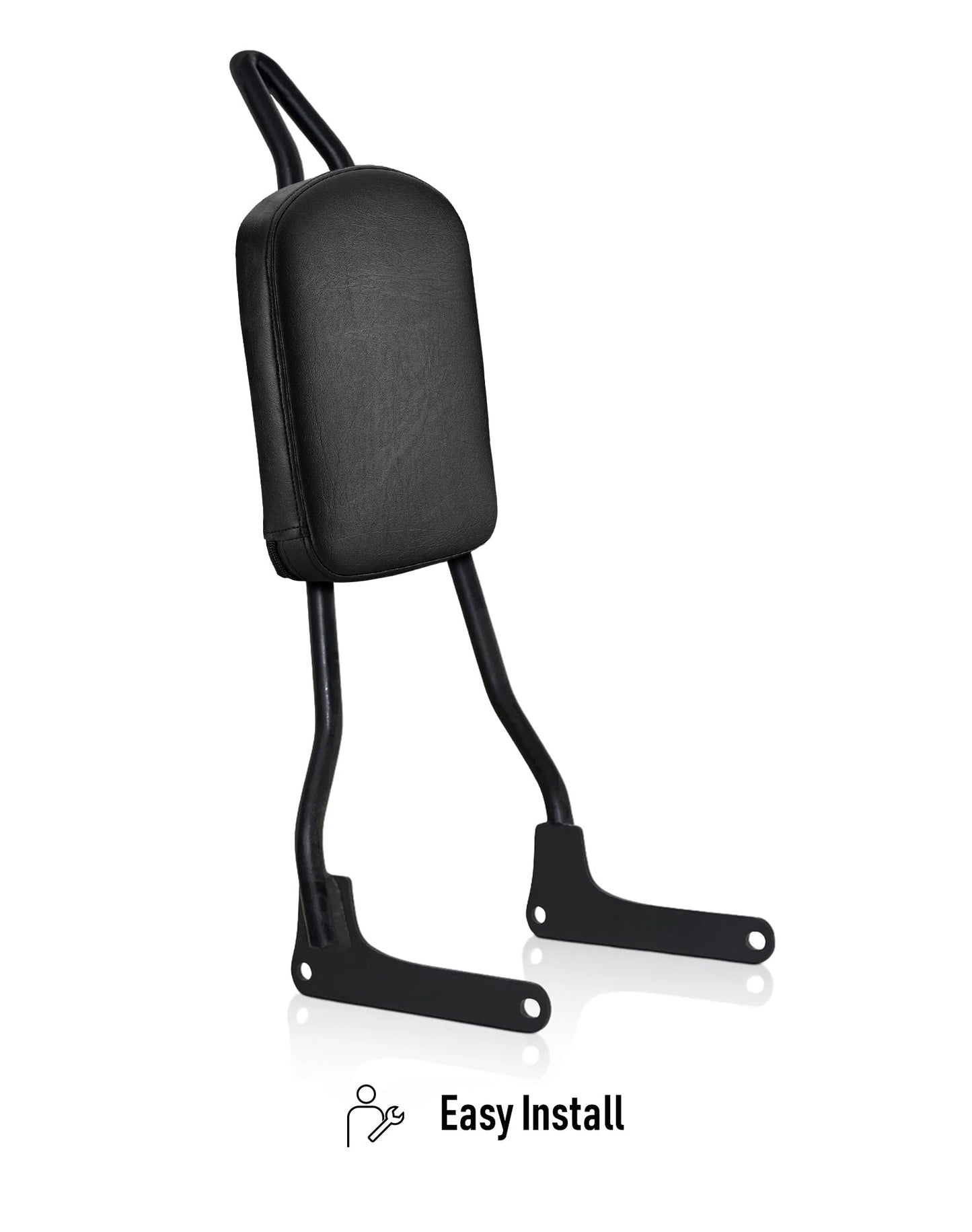 Viking Iron Born Plain Leather Tall Motocicleta Pad para Sissy bar