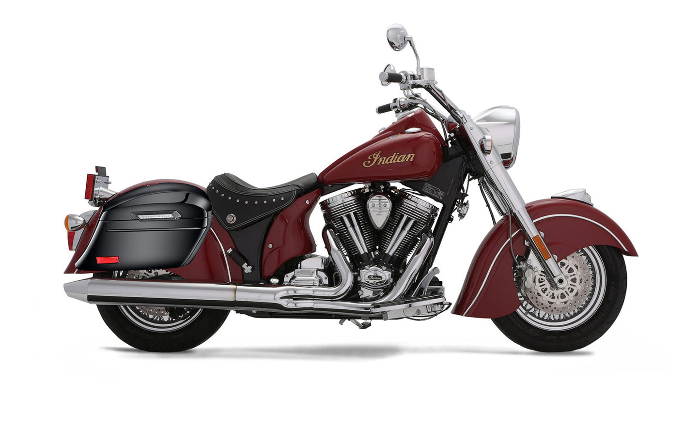 44L - Lamellar Stallion Extra Large Indian Chief Deluxe Painted Motocicleta Hard Alforjas
