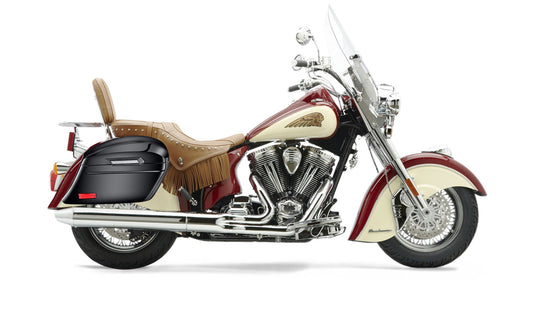 44L - Lamellar Stallion Extra Large Indian Chief Roadmaster Painted Motocicleta Hard Alforjas