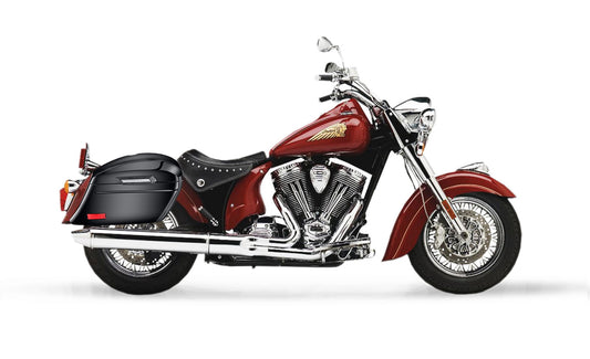 44L - Lamellar Stallion Extra Large Indian Chief Standard Painted Motocicleta Hard Alforjas