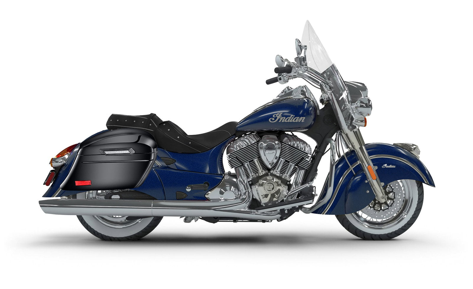 44L - Lamellar Stallion Extra Large Indian Chief Vintage Painted Motocicleta Hard Alforjas