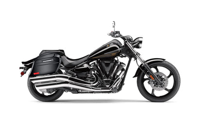 44L - Lamellar Stallion Extra Large Yamaha Raider Painted Motocicleta Hard Alforjas