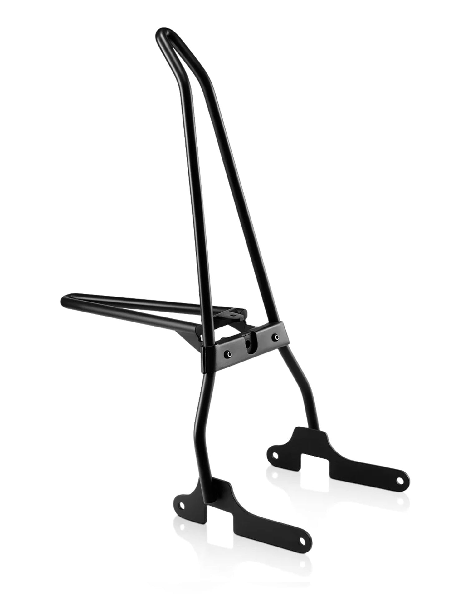 Iron Born Blade 25" Sissy bar with Foldable Luggage Rack para Harley Sportster 883 Iron XL883N Matte Black