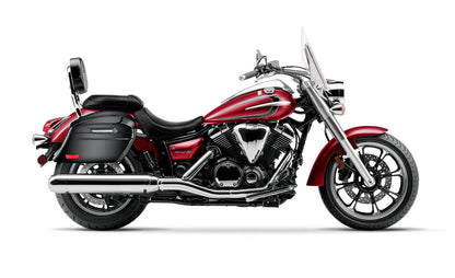 44L - Lamellar Stallion Extra Large Yamaha V Star 950 Tourer Painted Motocicleta Hard Alforjas