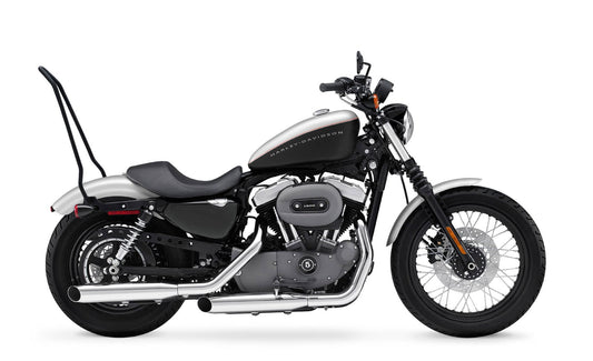 Iron Born Blade 25" Sissy bar para Harley Sportster 1200 Nightster XL1200N Matte Black