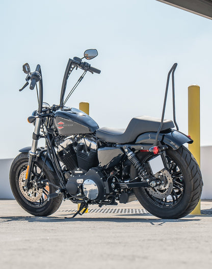 Iron Born Blade 25" Sissy bar para Harley Sportster Forty Eight Matte Black
