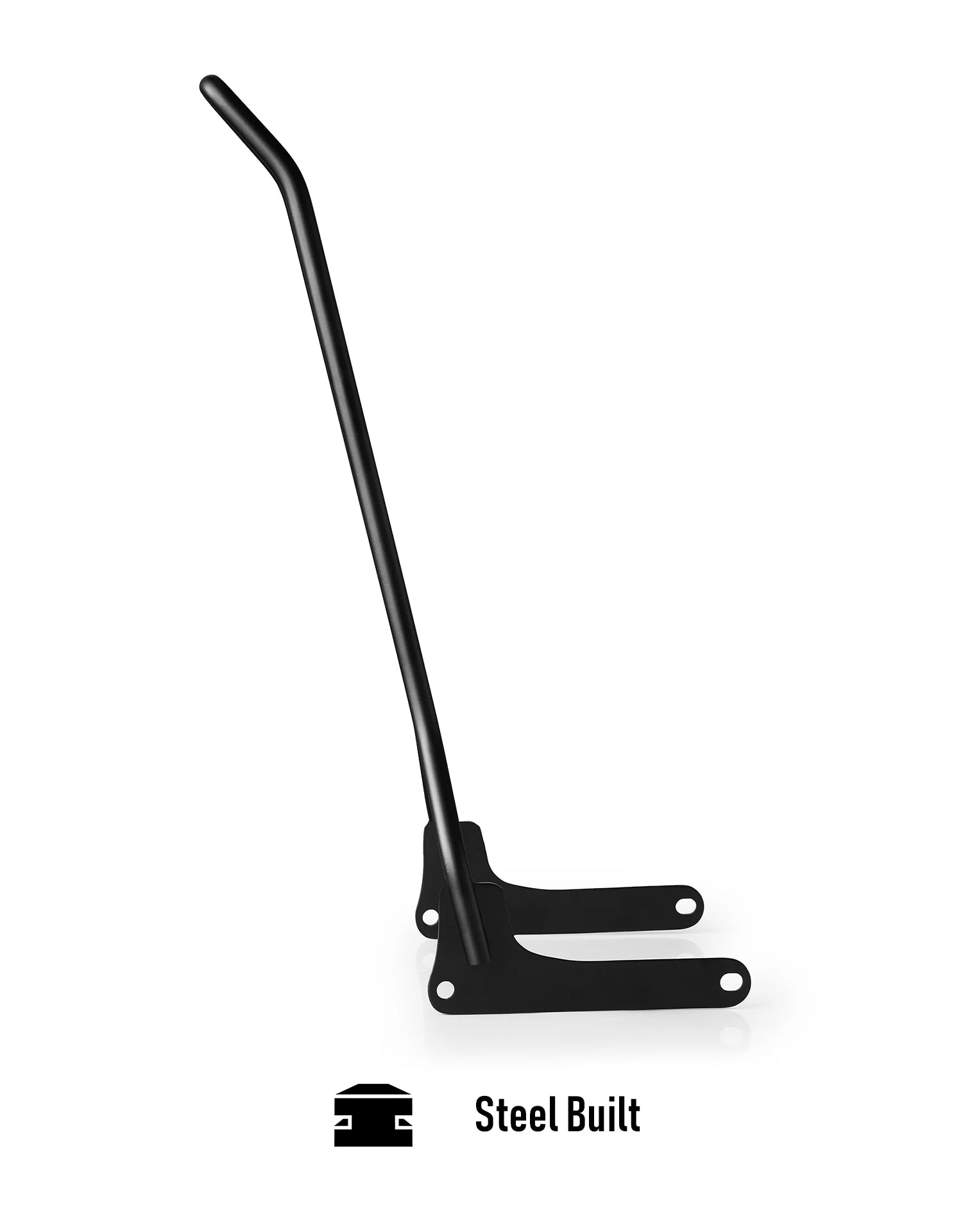 Iron Born Blade 25" Sissy bar para Harley Softail Low Rider Matte Black