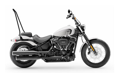 Iron Born Blade 25" Sissy bar para Harley Softail Street Bob Matte Black
