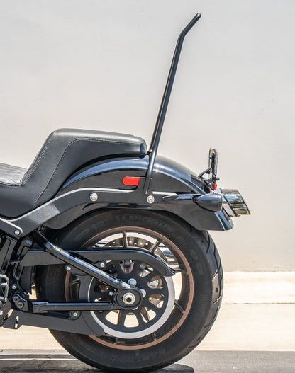 Iron Born Blade 25" Sissy bar para Harley Softail Low Rider S FXLRS Matte Black